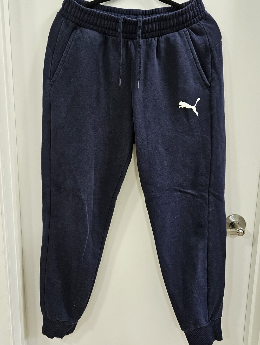 Puma Men's Small Navy Blue Jogger Sweatpants